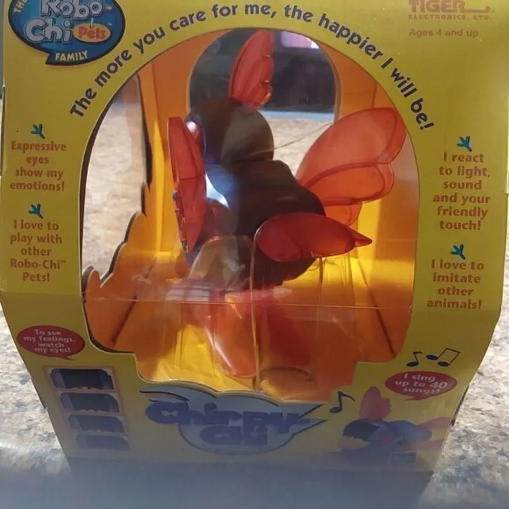 VTG Chirpy-Chi The Interactive Bird 2001 Sega Toys Hasbro‎ Tiger Electronics New